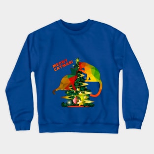 Meowy Christmas Cats Tree Crewneck Sweatshirt